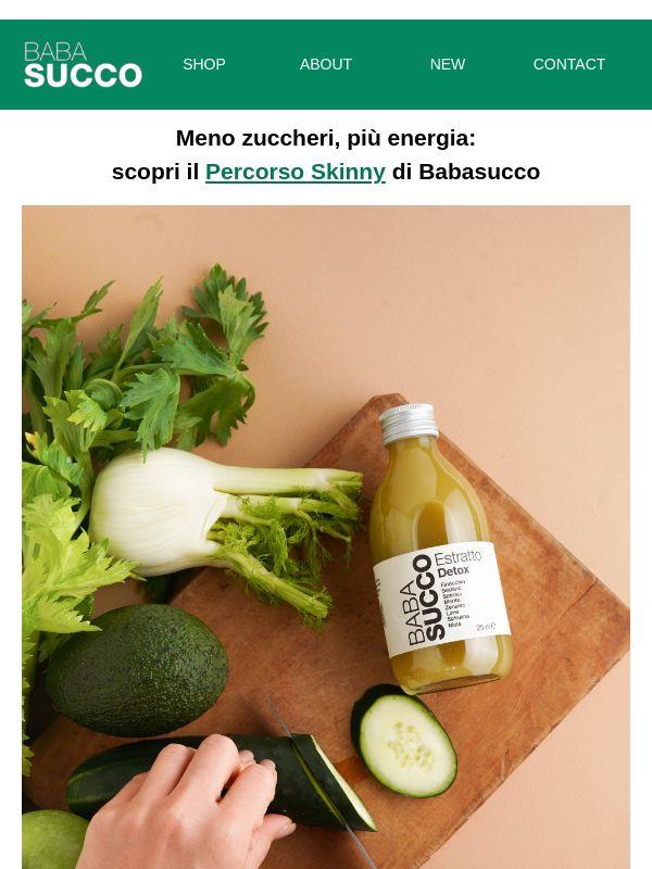 Meno zuccheri, più energia: scopri il Percorso Skinny✨