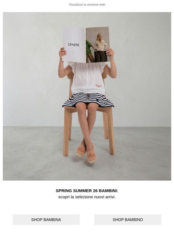 Kids SS26: scopri i nuovi arrivi
