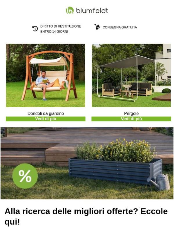 Qualcosa  per il giardino, qualcosa per la casa… tutto con sconti fino al 50%!