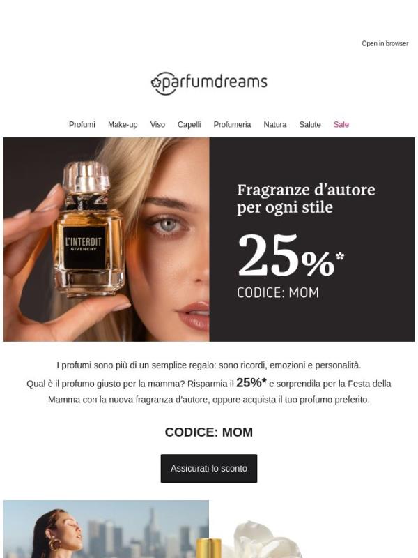 -25% 💗 Per la fragranza d’autore perfetta