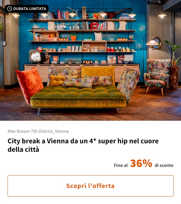 City break a Vienna da un 4* super hip nel cuore della città