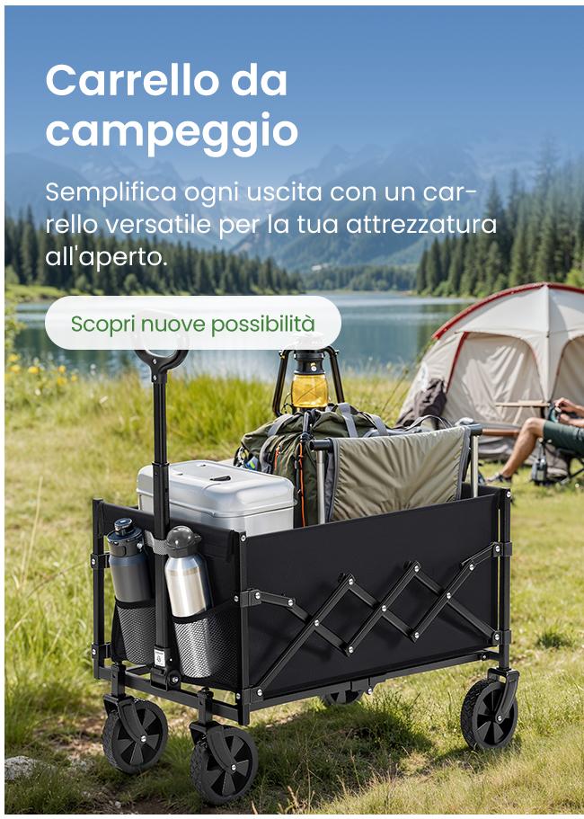  Carrello da campeggio