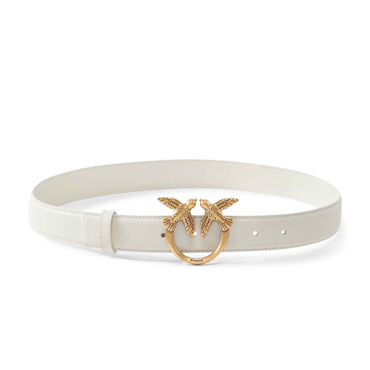 PINKO - Cintura in pelle Love Birds