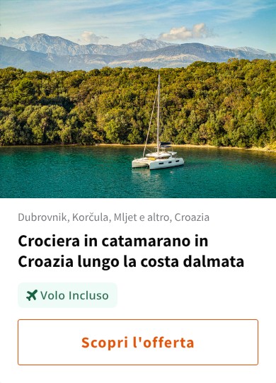 Crociera in catamarano in Croazia lungo la costa dalmata