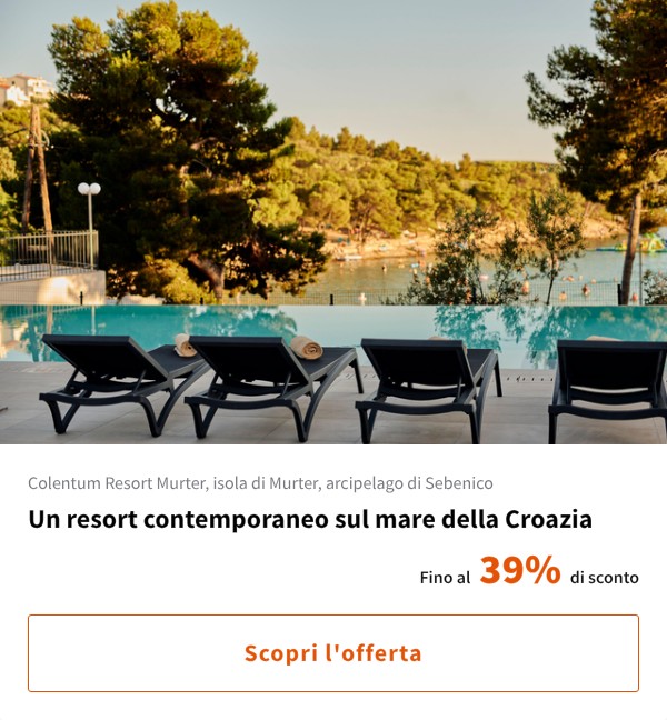 Un resort contemporaneo sul mare della Croazia