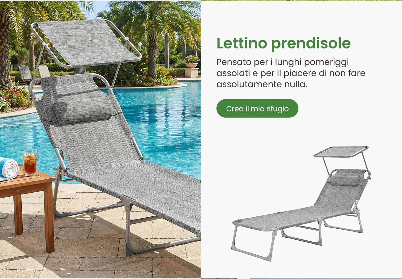  Lettino prendisole