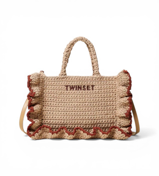borsa-shopper-beige-all&39;uncinetto-con-logo