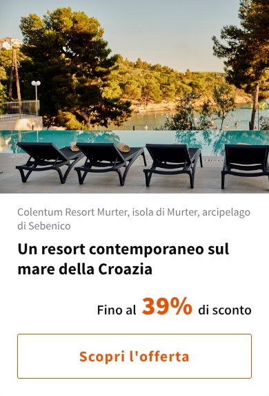 Un resort contemporaneo sul mare della Croazia