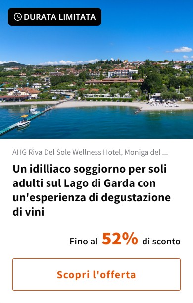 Un idilliaco soggiorno per soli adulti sul Lago di Garda con un'esperienza di degustazione di vini