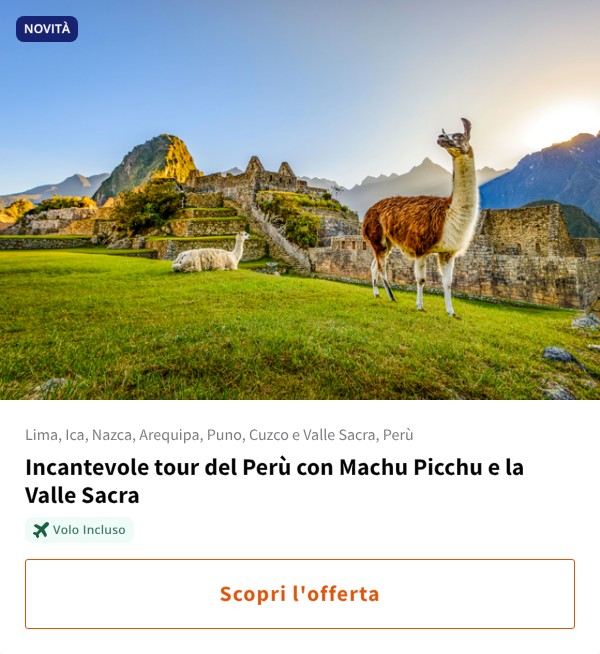 Incantevole tour del Perù con Machu Picchu e la Valle Sacra