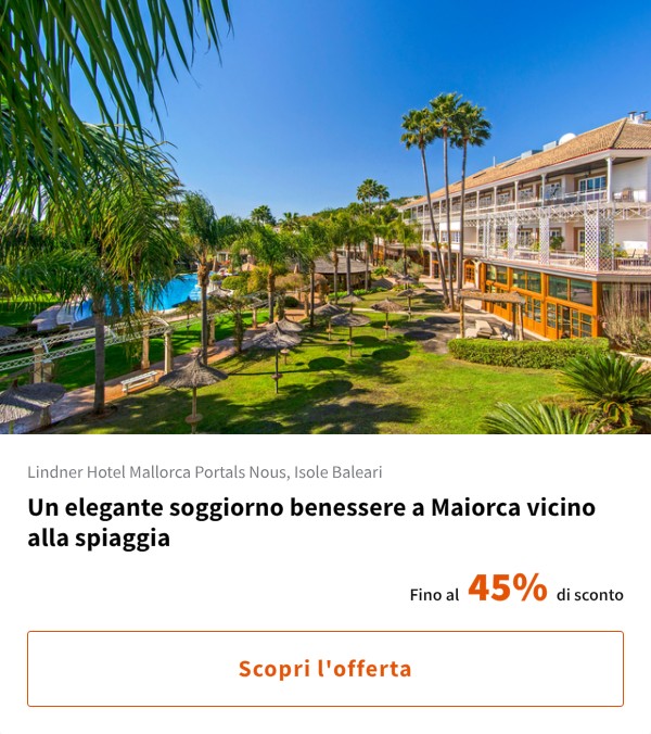 Un elegante soggiorno benessere a Maiorca vicino alla spiaggia