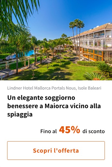 Un elegante soggiorno benessere a Maiorca vicino alla spiaggia