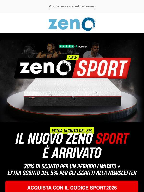 Il nuovo zenO Sport è arrivato: nuova tecnologia ed ergonomia ridefinita per un comfort senza compromessi