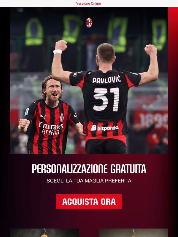 Personalizzazione gratuita su tutte le maglie