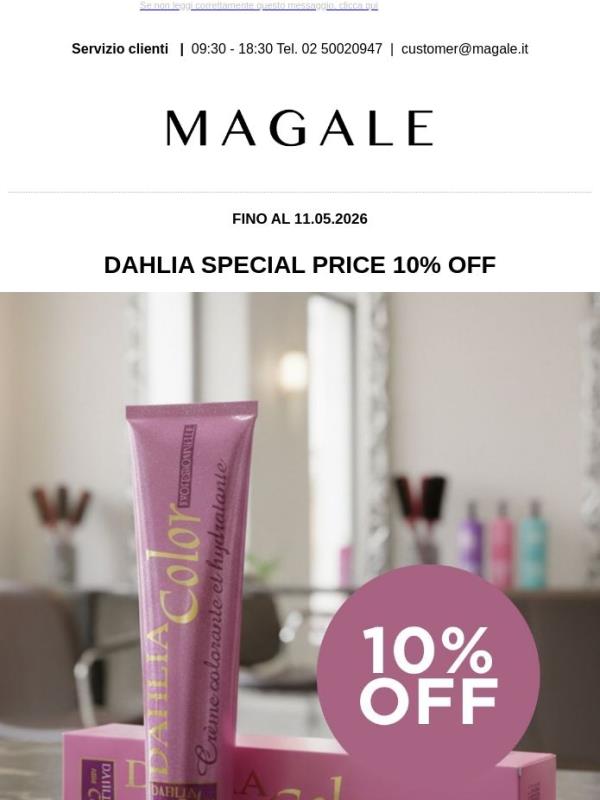 Special price -10% su Dahlia 💗💜