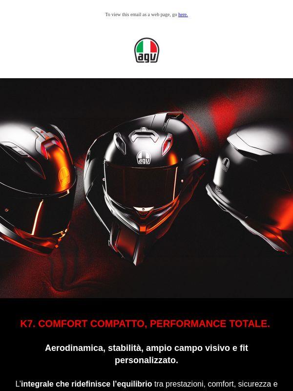 K7. Performance sportiva e comfort da viaggio.