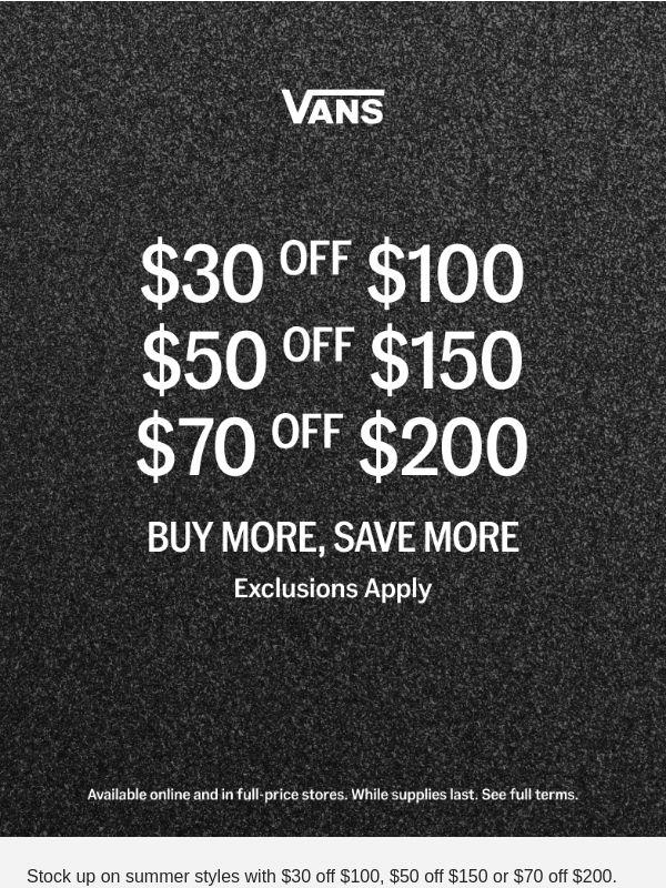 Get up to $70 off