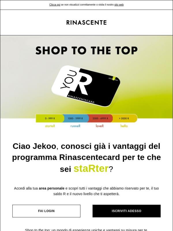Sei staRter, conosci i tuoi vantaggi?