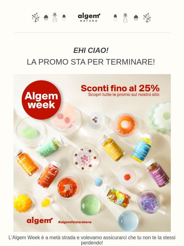 Ci sei? L'Algem Week è a metà strada 🎂
