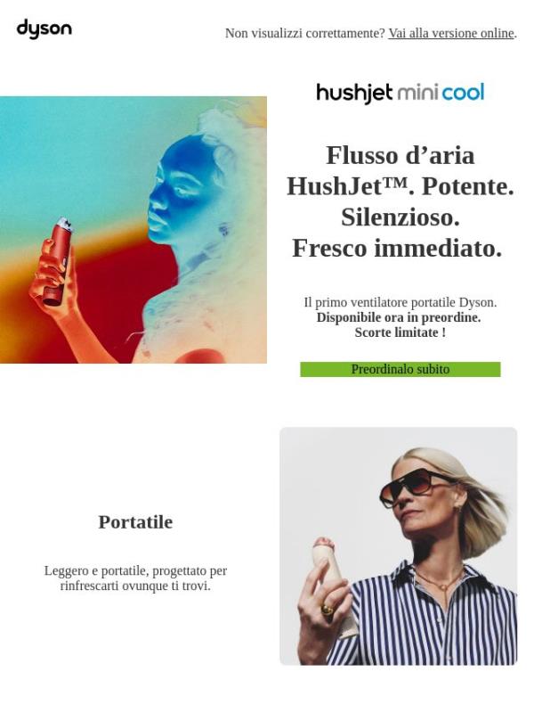 Rinfrescati. Ovunque. In qualsiasi momento