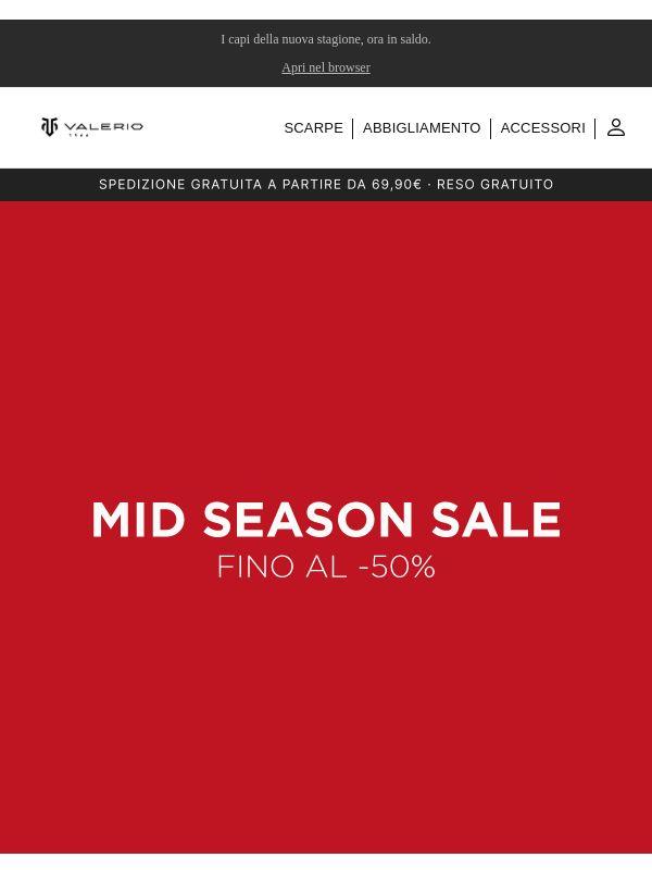 Approfitta dei mid season sales