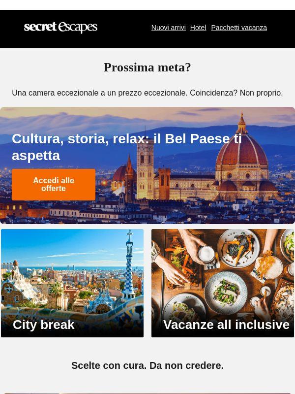 Sai cosa ti starebbe benissimo? Una vacanza