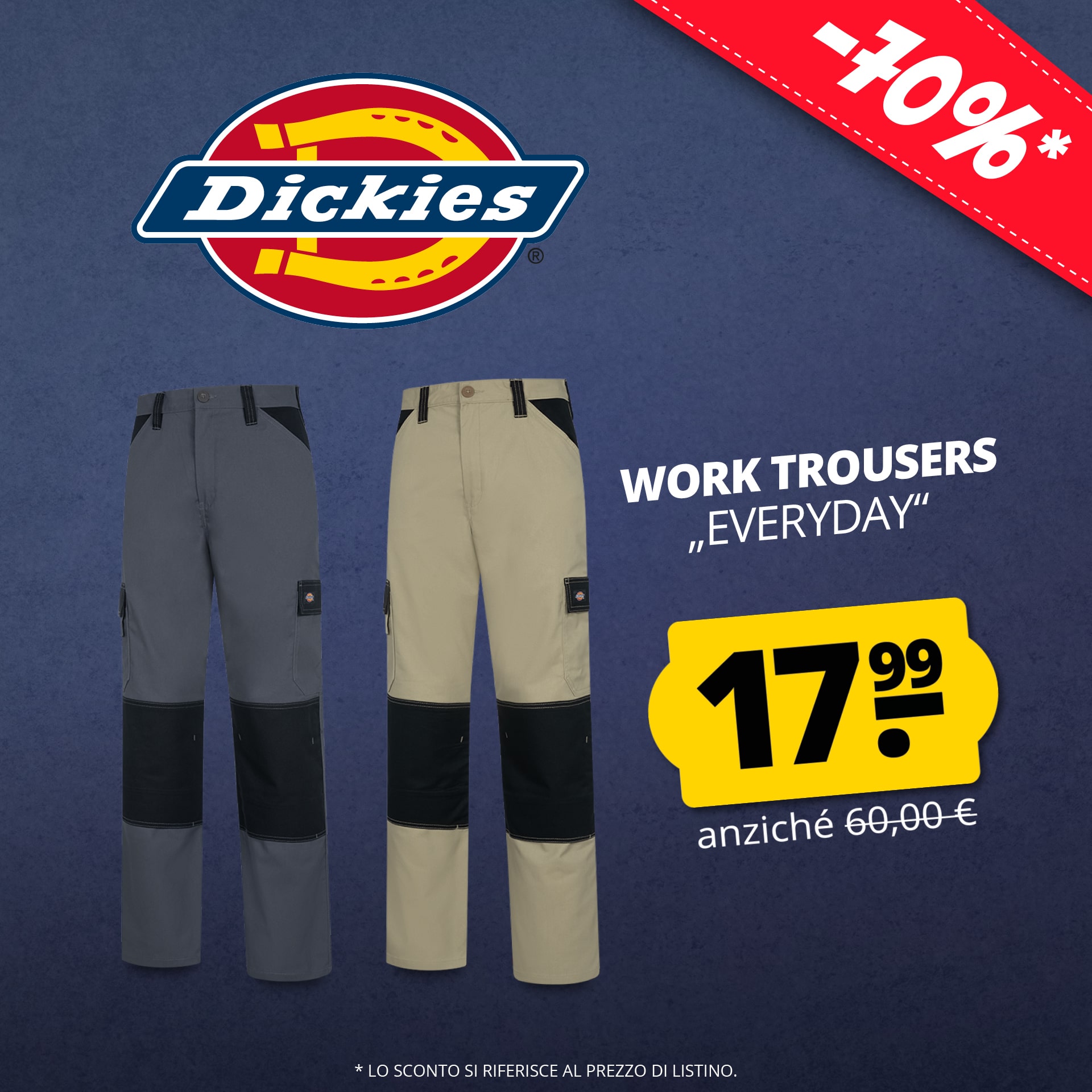 dickies pantaloni per tutti i giorni uomo pantaloni da lavoro