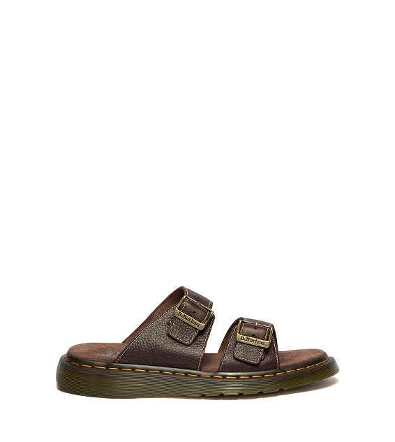 Josef Two Strap Atlas Leather Sandals