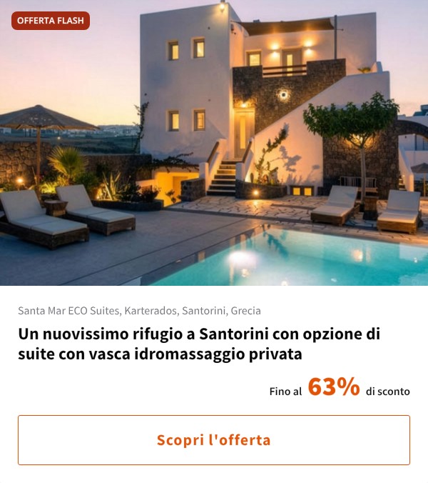 Un nuovissimo rifugio a Santorini con opzione di suite con vasca idromassaggio privata