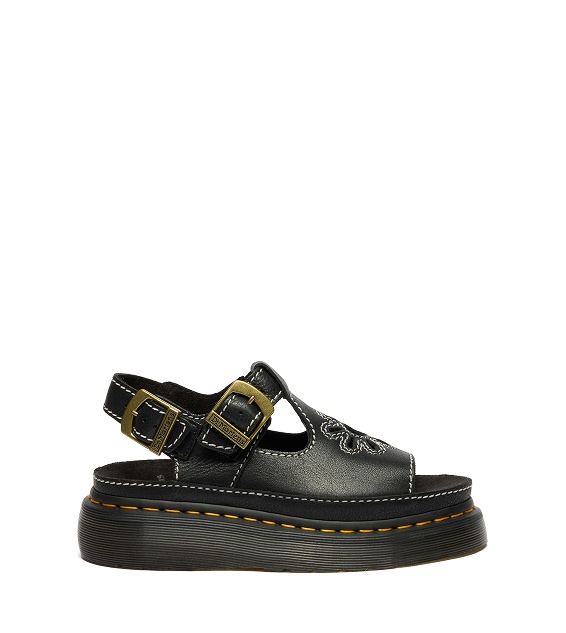 Dunnet Flower Full Grain Leather Sandals