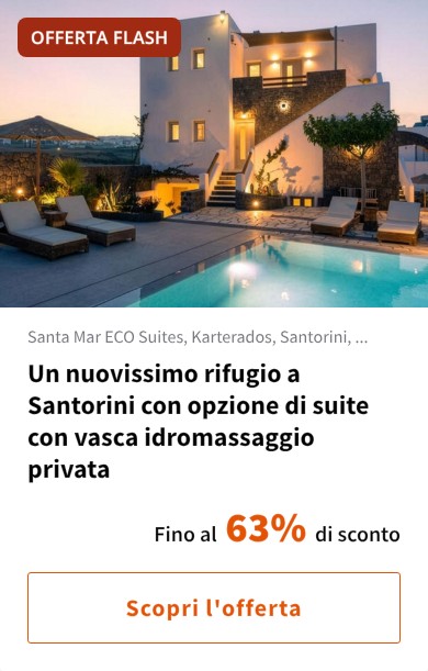 Un nuovissimo rifugio a Santorini con opzione di suite con vasca idromassaggio privata
