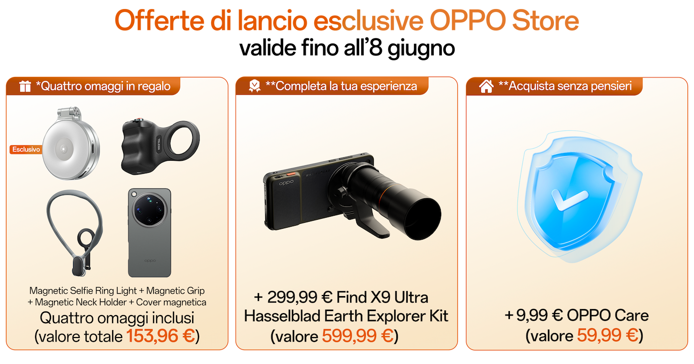 Vantaggi OPPO Store