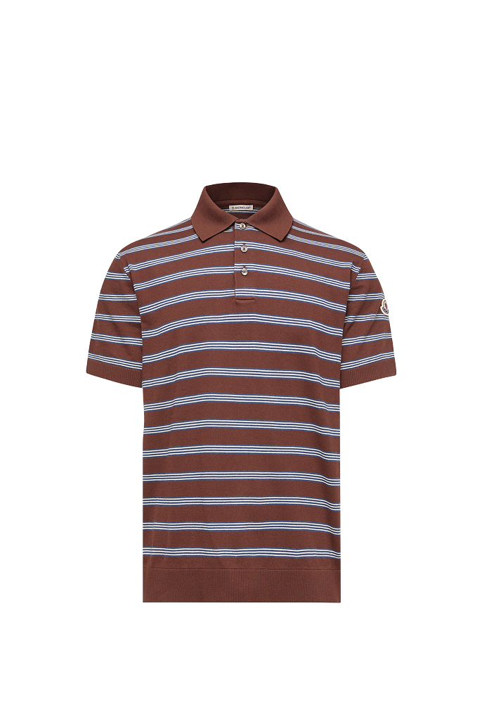 Camicia a righe in popeline di cotone