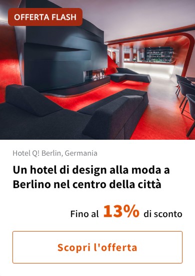 Un hotel di design alla moda a Berlino nel centro della città