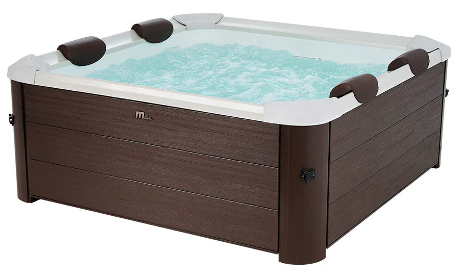Image of Vasca Idromassaggio da Esterno Spa Riscaldata 160x160x65 cm 6 Posti Wi-Fi Tribeca Smart