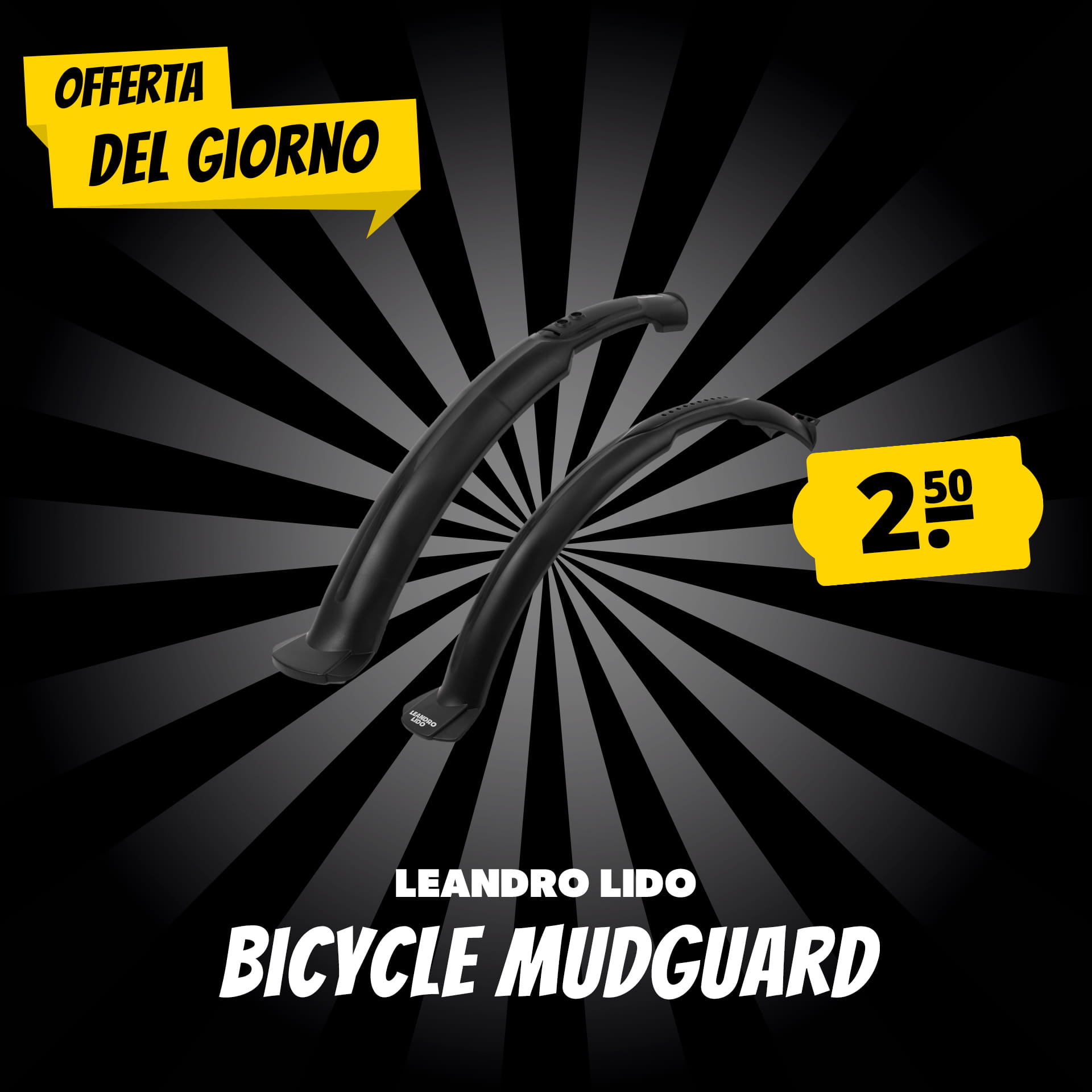 leandro lido parafango universale oer bicicletta set da 26 a 27.5