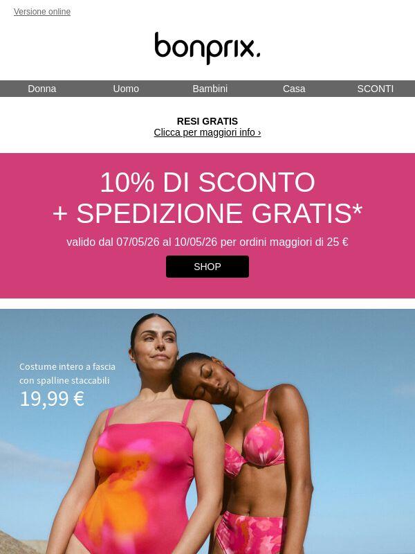10% di sconto per te  + SPEDIZIONE GRATIS