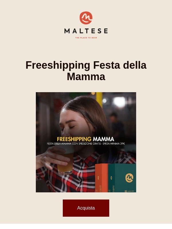 🌸 Festa della Mamma — spedizione gratis questo weekend.