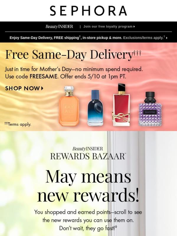 ICYMI: 4X points on fragrance