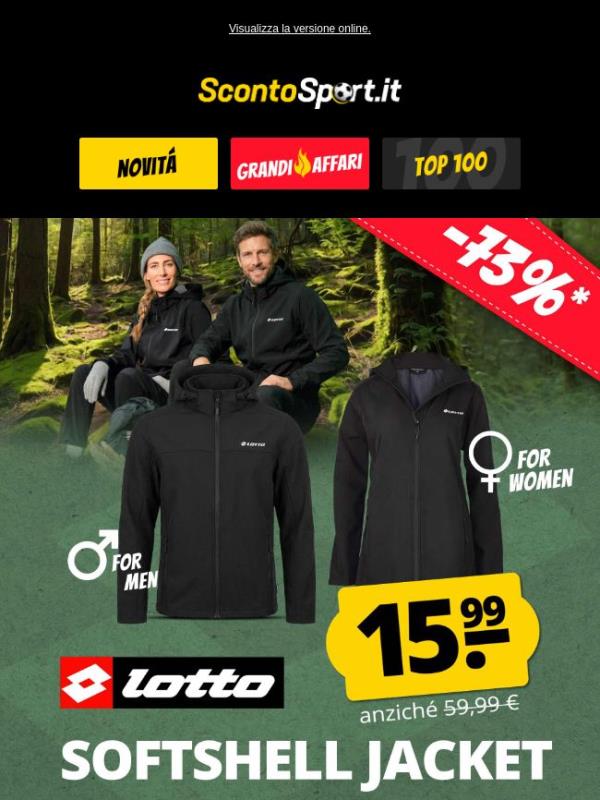 🤑 Giacche softshell Lotto a soli 15,99 €