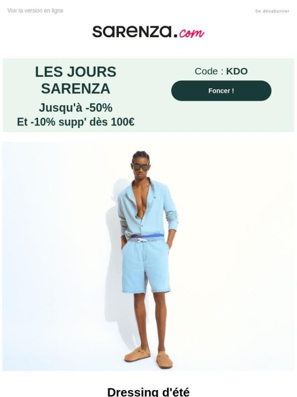 💥 Les jours Sarenza c'est maintenant ! Craquez !