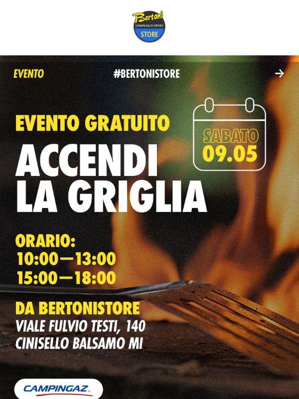 Sei pronto a grigliare? 🔥 Ti aspettiamo il 9 maggio