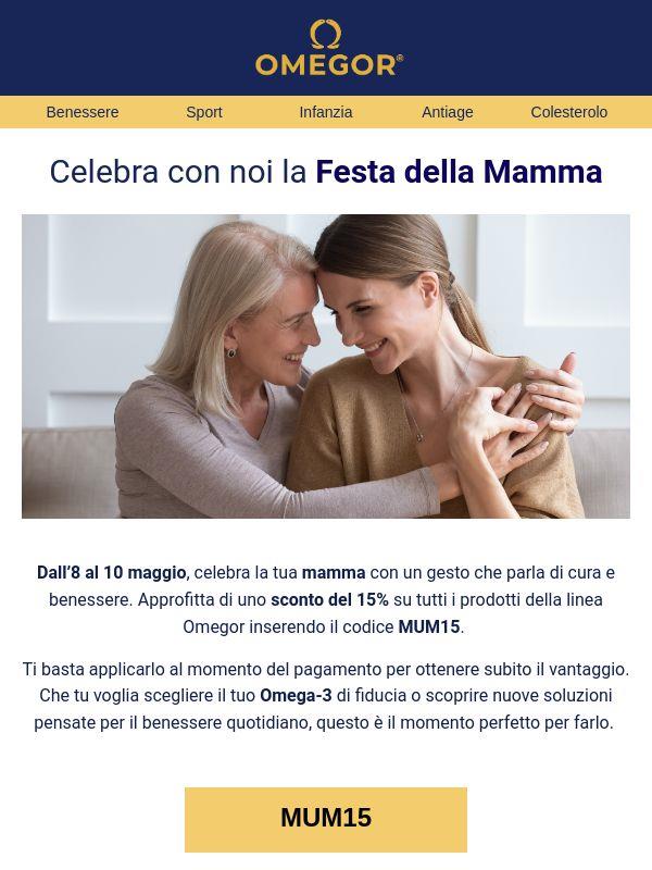 🌸 Festa della Mamma: -15% fino al 10 maggio!