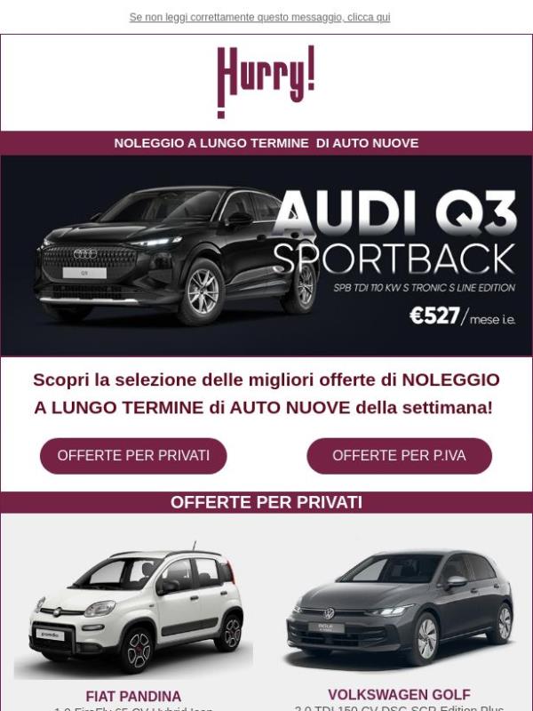 🚘HURRY! Noleggio | Le MIGLIORI OFFERTE della settimana 🚘 Scopri tutte le auto a noleggio a prezzi scontati!