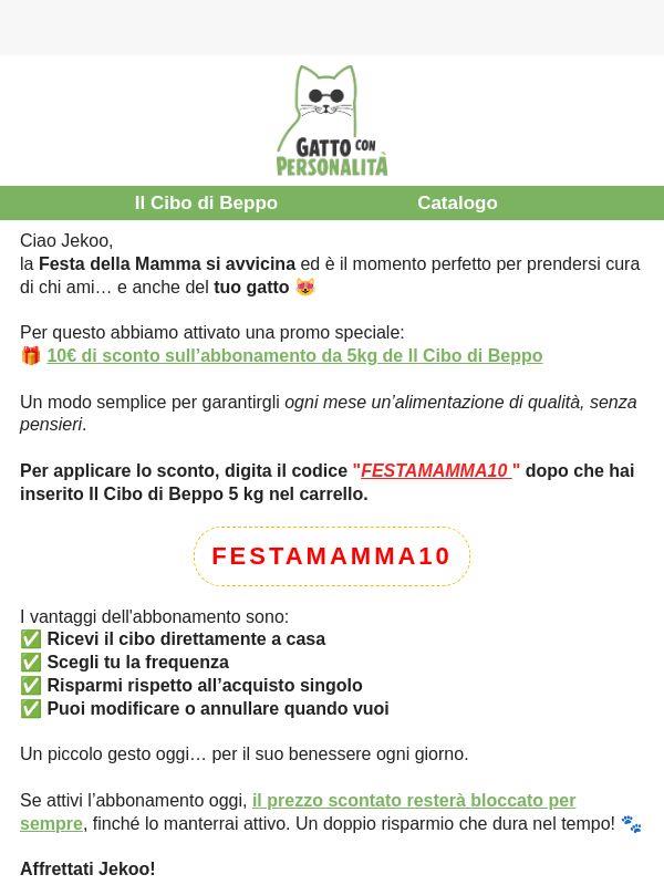 Jekoo, ho una sorpresa per te!