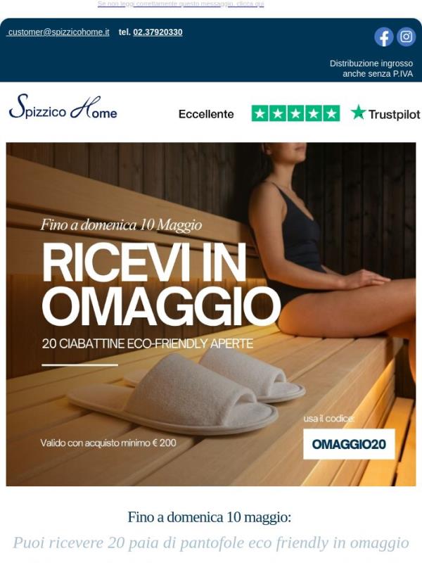 ✨ In Omaggio fino a Domenica 💙 L'accessorio preferito dai tuoi ospiti: scopri il codice 👈
