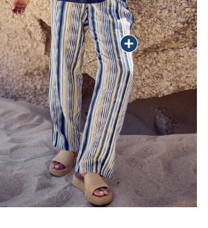 Pantaloni modello Rose in mussola
