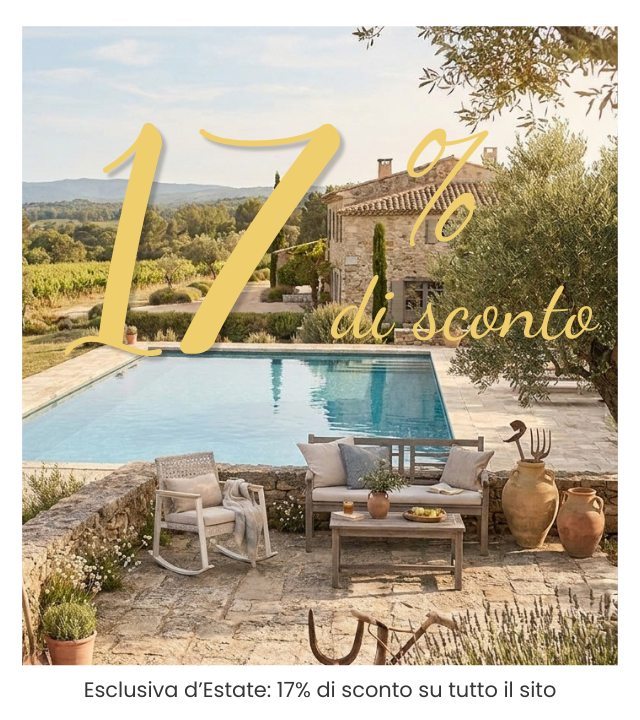 Esclusiva d’Estate: 17% di sconto su tutto il sito