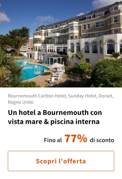 Un hotel a Bournemouth con vista mare &amp; piscina interna