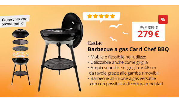 Barbecue a gas Carri Chef BBQ
